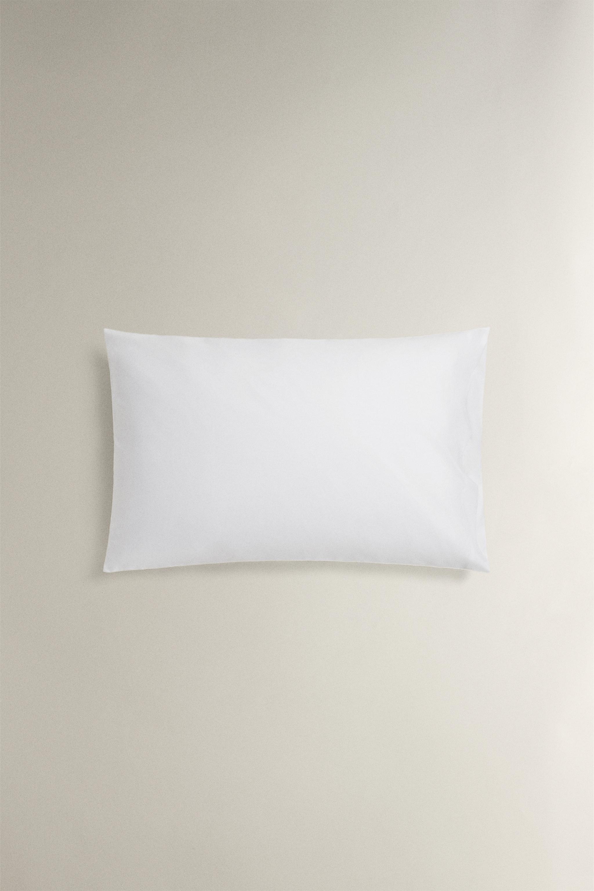 PERCALE COTTON PILLOWCASE WITH FLANGE (500 THREAD COUNT)